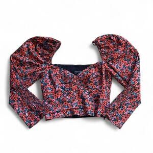 Zara Women's Multi and Red Blous